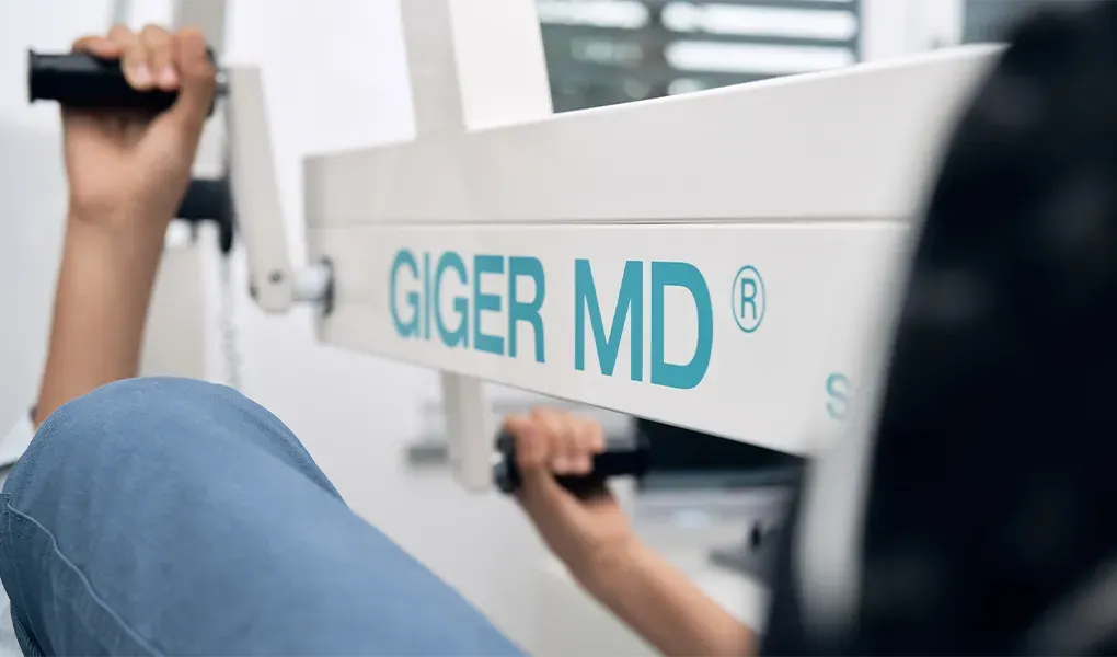Giger Therapie & Sport-Thieme Laufband – Behandlung bei Eden Physiotherapie
